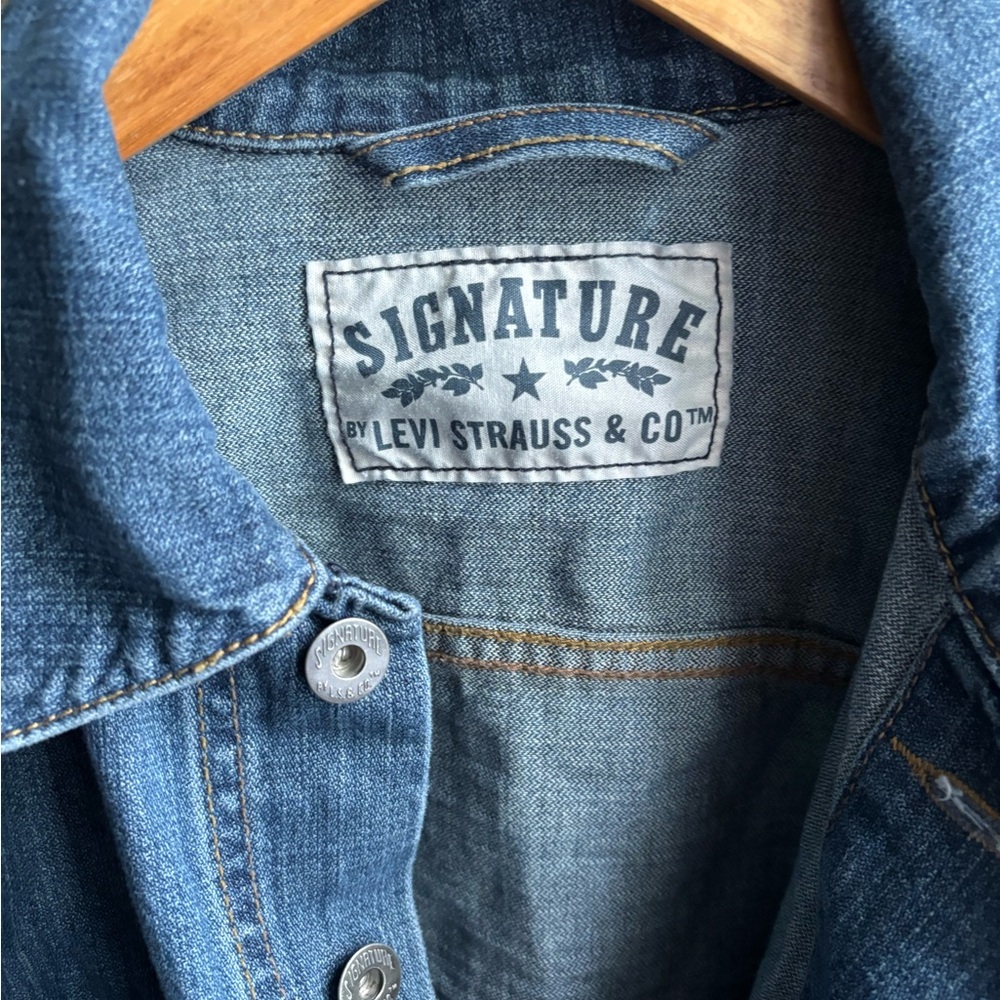 Levi’s Women Jean Jacket Large - Picture 8 of 8